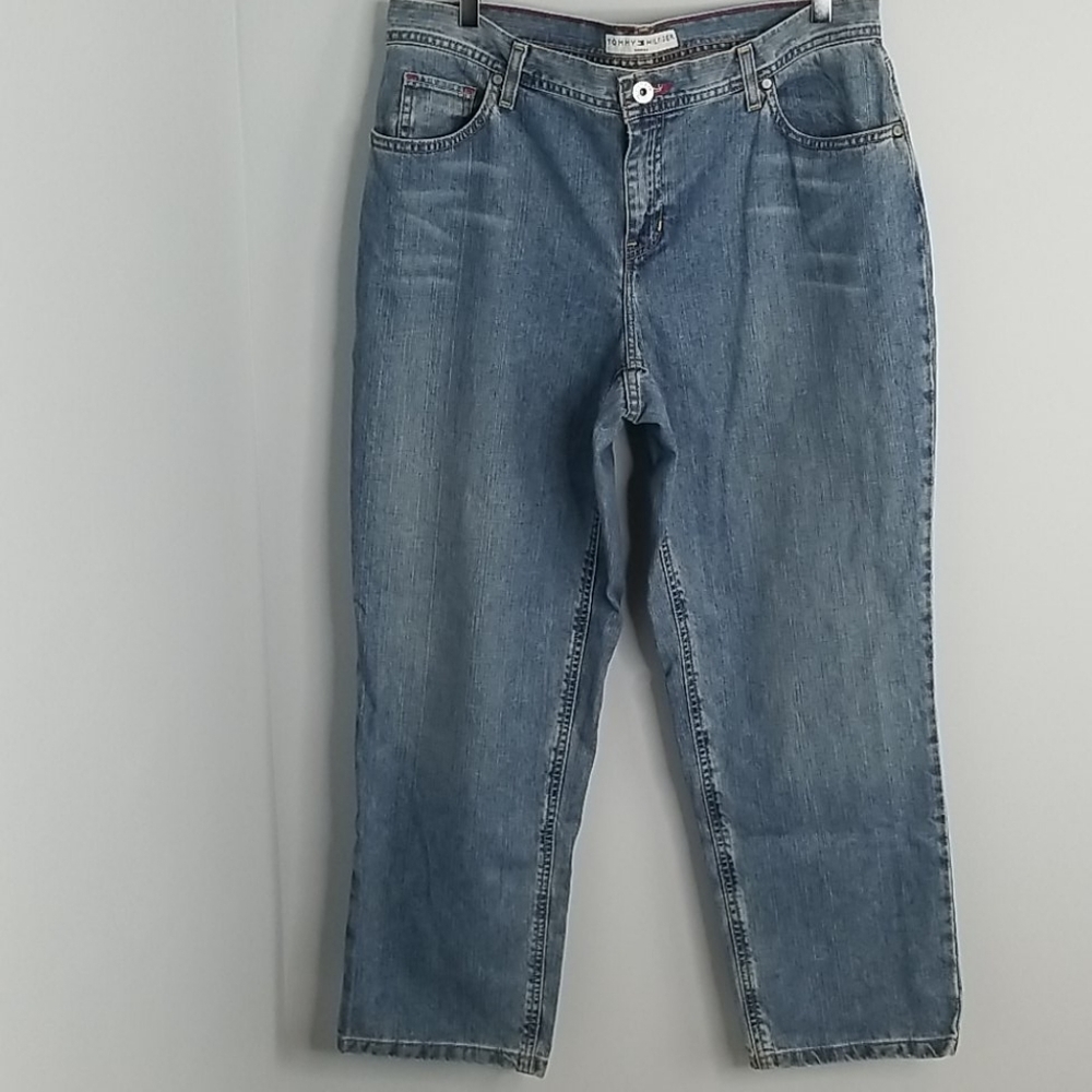 vintage tommy hilfiger straight leg  jeans 14